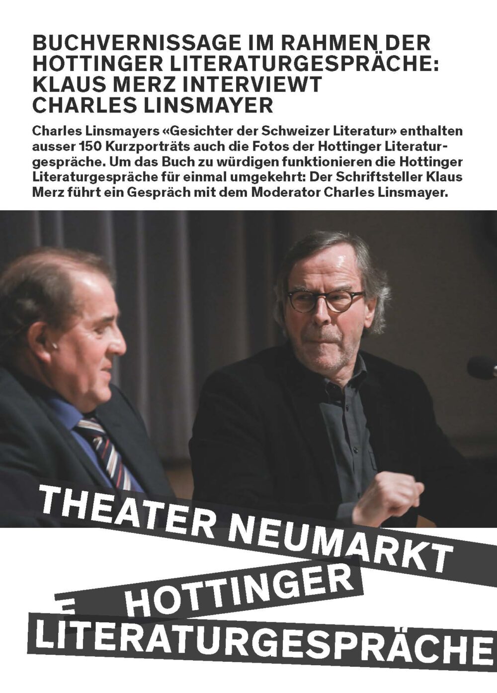 Klaus Merz, Charles Linsmayer