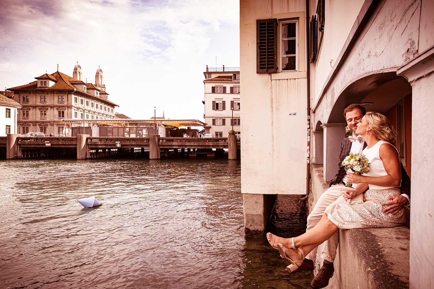 Fotoshooting-nach-Ziviltrauung-8 Fotograf Hochzeit Zürich, Hochzeitsfotos am Zürichsee