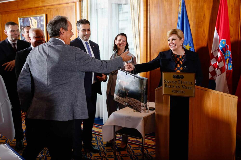 Staatspräsidentin Kolinda Grabar-Kitarovic