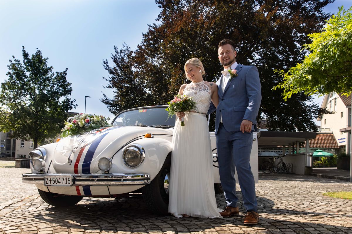 Hochzeitsfotograf für Zürich-UTZ_2494 Hochzeitsfotograf für den Kanton Zürich, VW Käfer Herbie