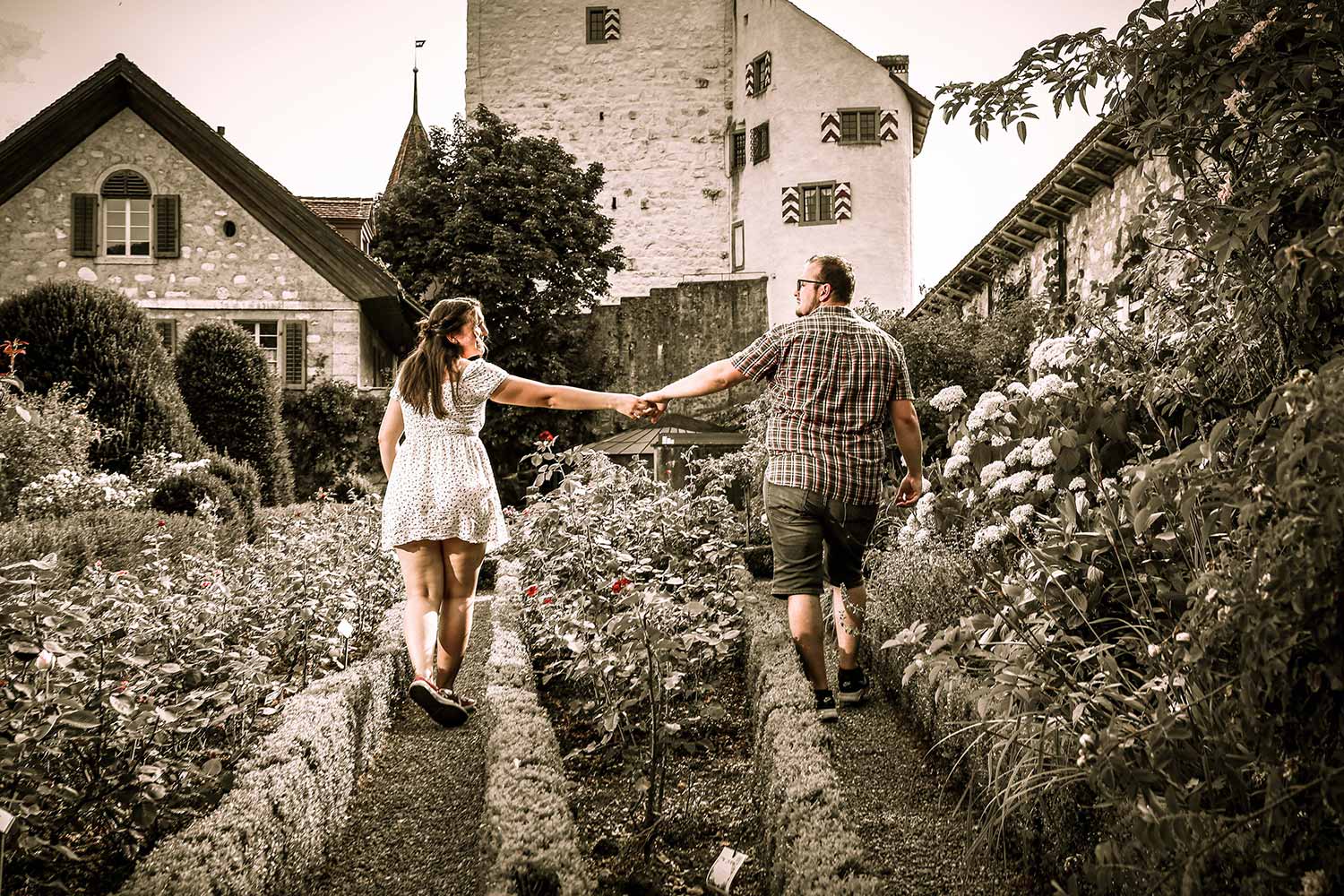 SJ-Bally-Park-02 Fotoshooting für die Hochzeitseinladung